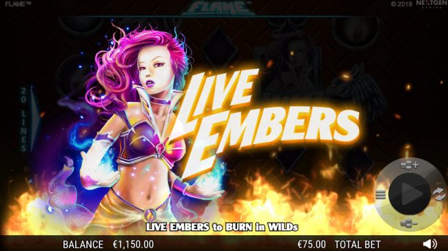Live Embers feature triggered