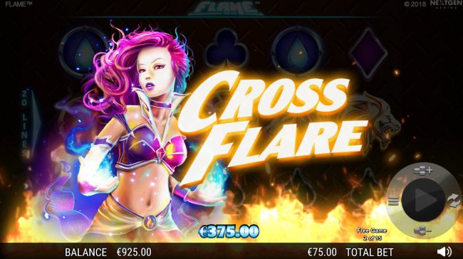 Cross Flare feature triggered