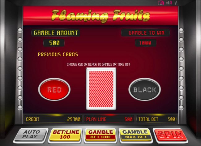 Gamble Feature Game Board