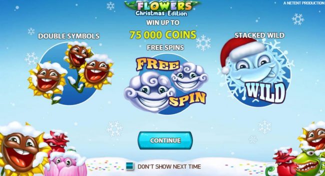 Win up to 75,000 coins! Souble Symbols, Free Spins and Stacked Wilds.