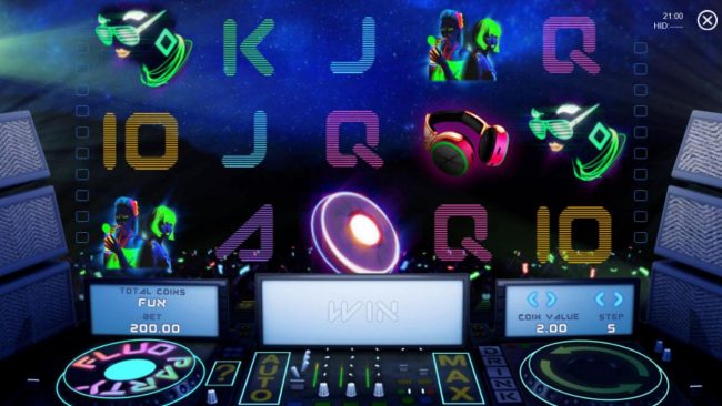 Feature is triggered whenever the DJ Deck symbol appears on the center reel
