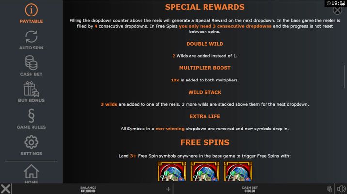 Special Rewards