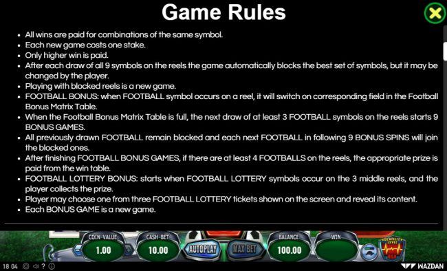 General Game Rules