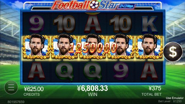 A winning five of a kind