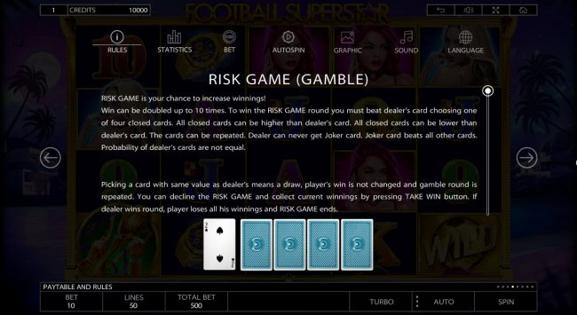 Gamble Feature Rules