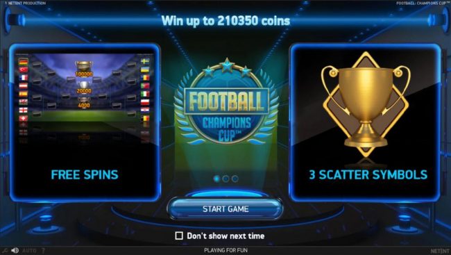 game features include Free Spins and 3 Scatter Symbols