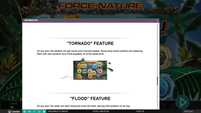 Tornado Feature Rules