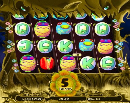 Free Spins Game Board