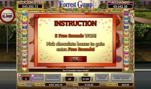 Pick chocolate boxes to earn extra free games
