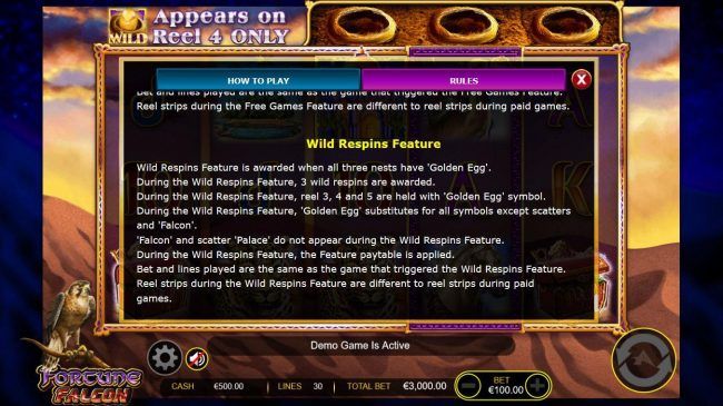 Wild Respins Rules