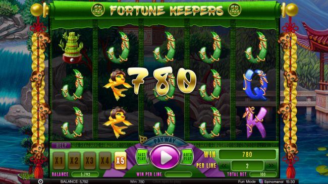 Multiple winning paylines