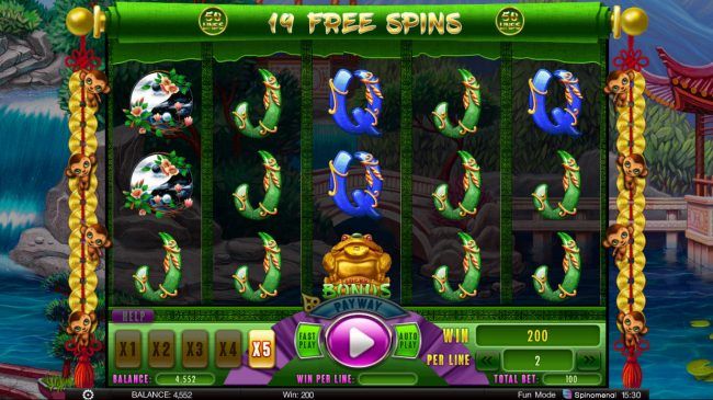 Free Spins Game Board