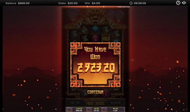 Total Free Spins Payout