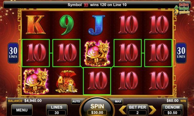 A winning Five of a Kind