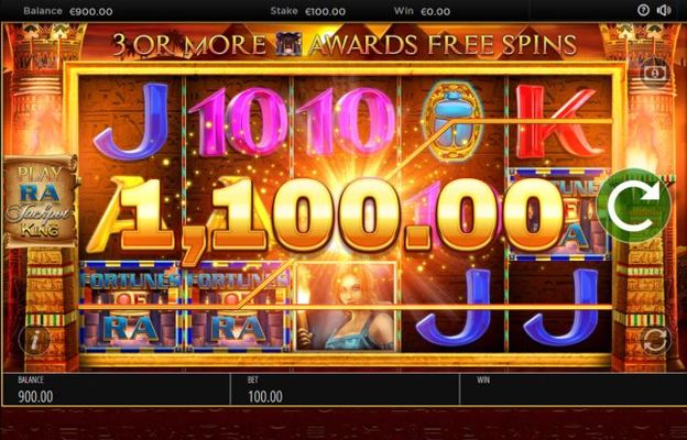 Scatter win triggers the free spins feature