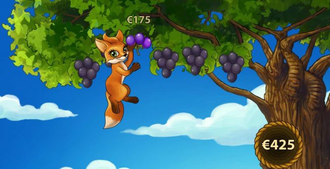 Foxy will keeping jumping up for the grapes.