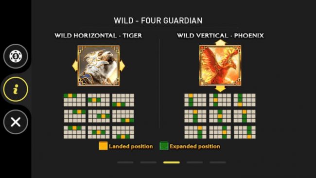 Wild Horizontal - Tiger and Wild Vertical - Phoenix