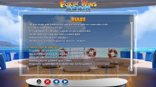 Gamble Feature Rules