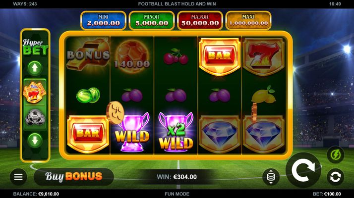 A four of a kind win