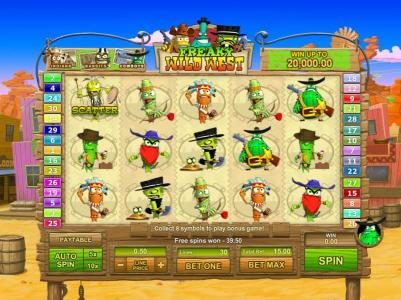 free spins feature triggers a $39.50 payout