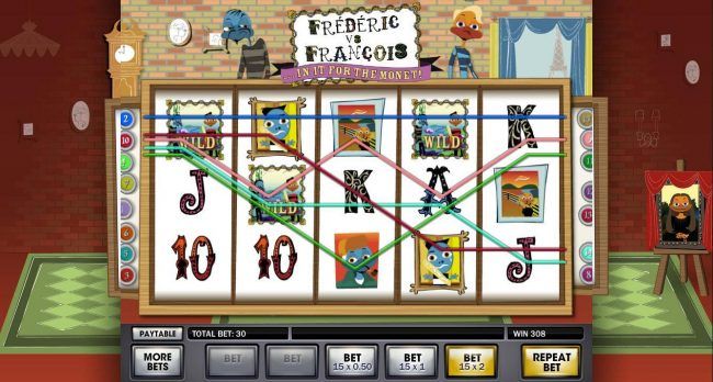 Multiple winning paylines triggers a big win!