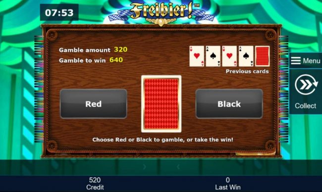 Gamble Feature Game Board
