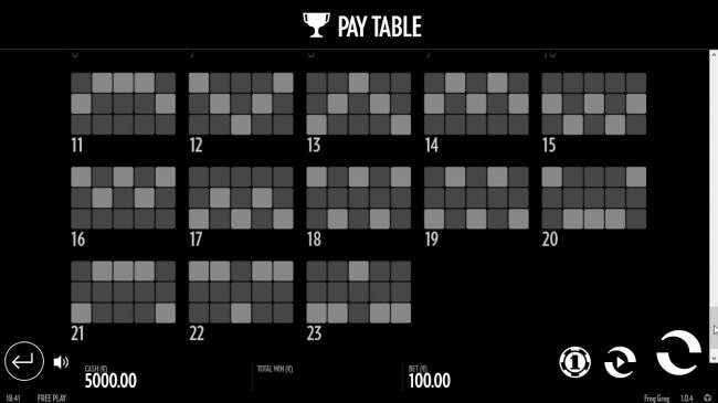 Paylines 11-23