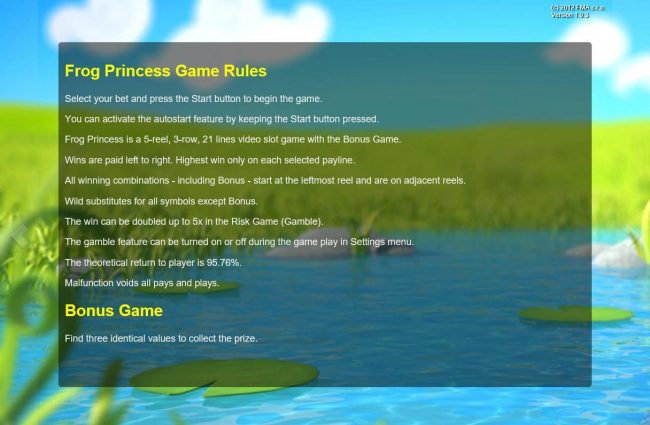 General Game Rules