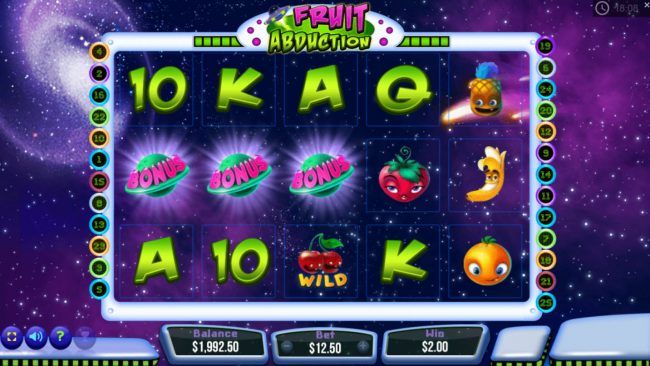 Scatter win triggers the bonus feature