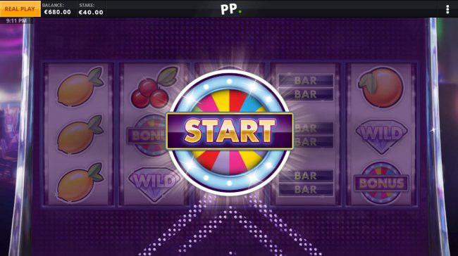 Press start to begin the bonus game