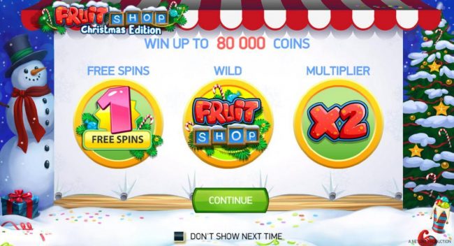 Win up to 80,000 coins! Game features include Free Spins, Wilds and a x2 Multiplier!