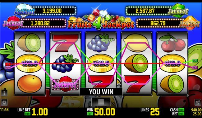 Multiple winning paylines