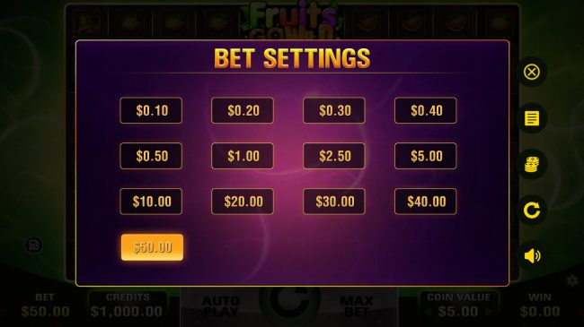 Betting Options