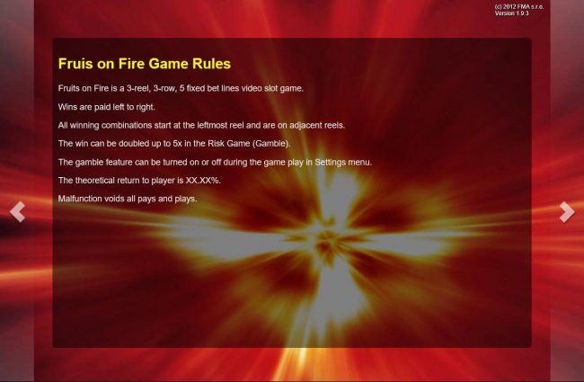 General Game Rules