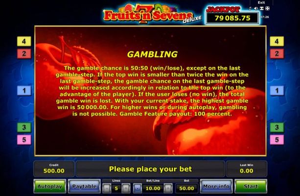 Gamble Feature Rules