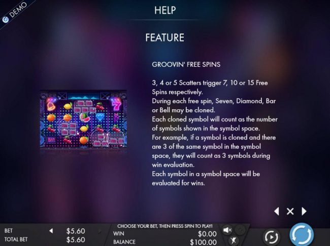 Groovin Free Spins Rules