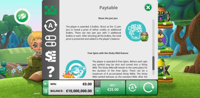 Shoot the Jam Jars and Free Spins Rules