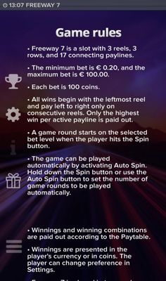 General Game Rules