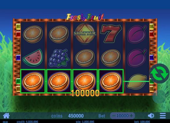 A four of a kind win