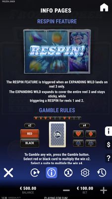 Respins Feature