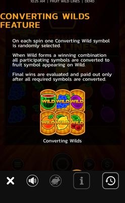 Converting Wilds Feature