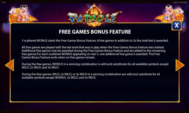 Free games Bonus Feature Rules
