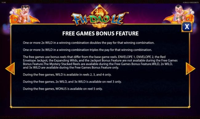 Free Games Bonus Rules - Continued