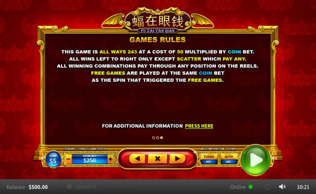 General Game Rules