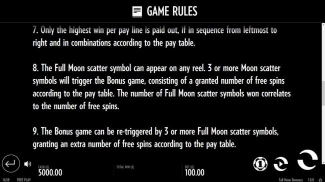 Scatter and Bonus Rules