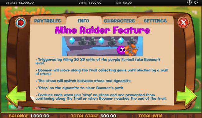 Mine Raider Feature