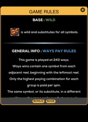 General Game Rules