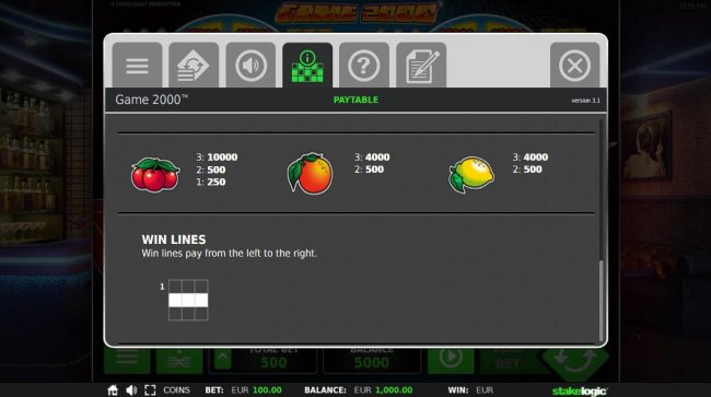 Low value game symbols paytable