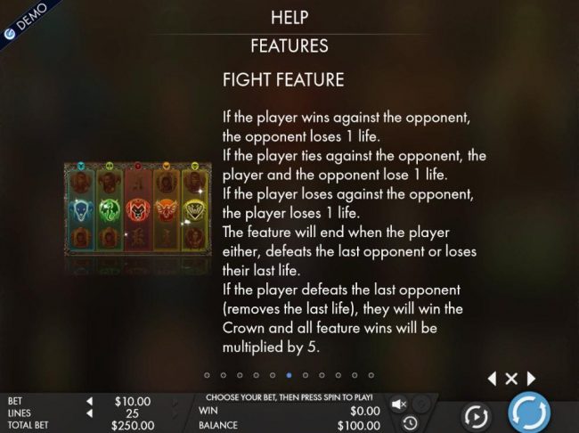 Fight Feature Rules - Continued