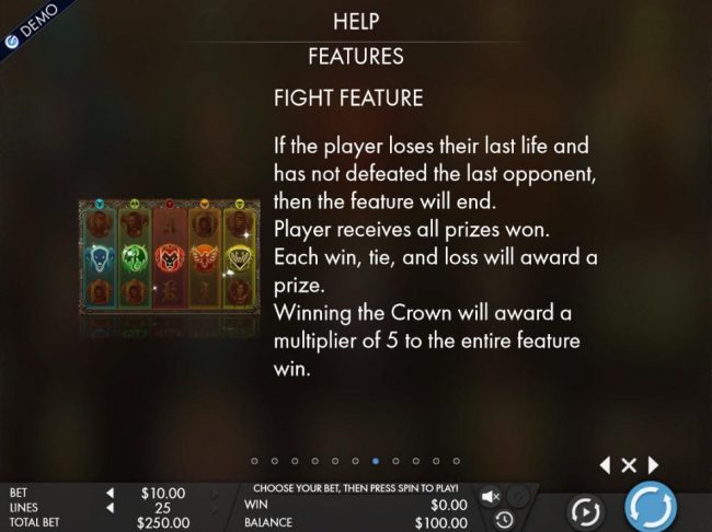 Fight Feature Rules - Continued